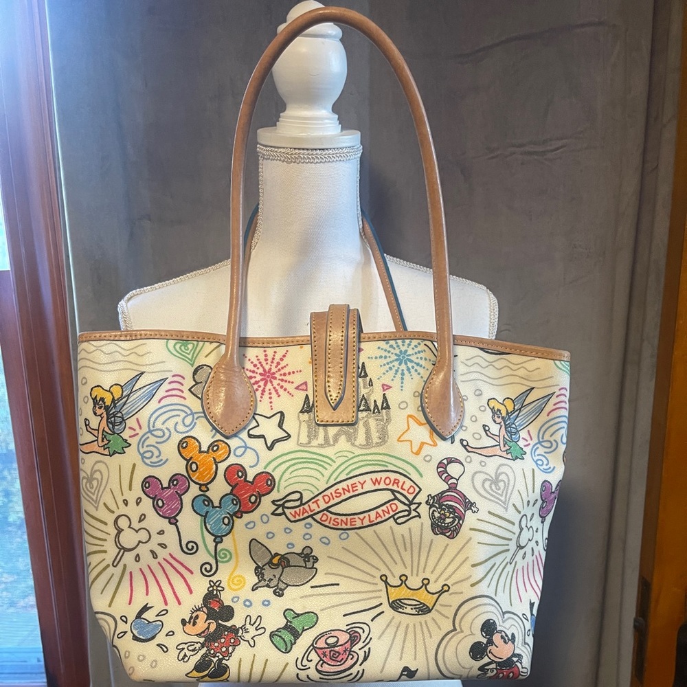 Like New Disney Dooney Sketch Tote